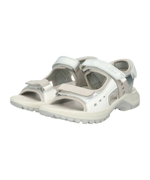 INTER-CHAUSSURES / インター ショシュール サンダル | 【IMAC】異素材コンビベルクロスポーツサンダル | 詳細1