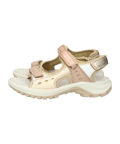 INTER-CHAUSSURES / インター ショシュール サンダル | 【IMAC】異素材コンビベルクロスポーツサンダル | 詳細9