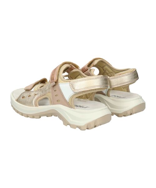 INTER-CHAUSSURES / インター ショシュール サンダル | 【IMAC】異素材コンビベルクロスポーツサンダル | 詳細10