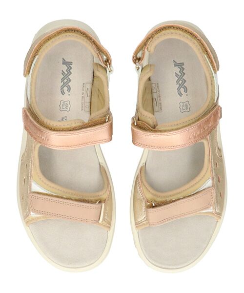 INTER-CHAUSSURES / インター ショシュール サンダル | 【IMAC】異素材コンビベルクロスポーツサンダル | 詳細12