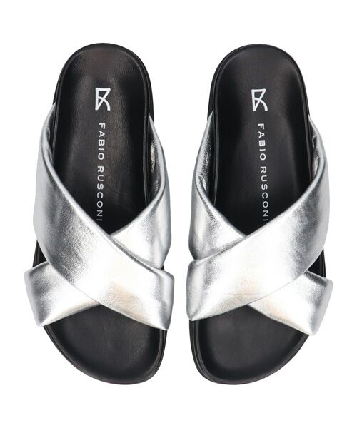 INTER-CHAUSSURES / インター ショシュール サンダル | 【FABIO RUSCONI】クロスベルトフットベッドサンダル | 詳細10