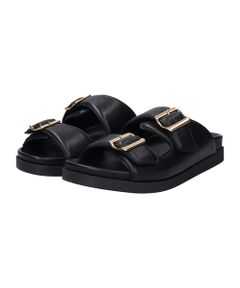 INTER-CHAUSSURES / インター ショシュール サンダル | 【FABIO RUSCONI】ダブルバックルフットベッドサンダル