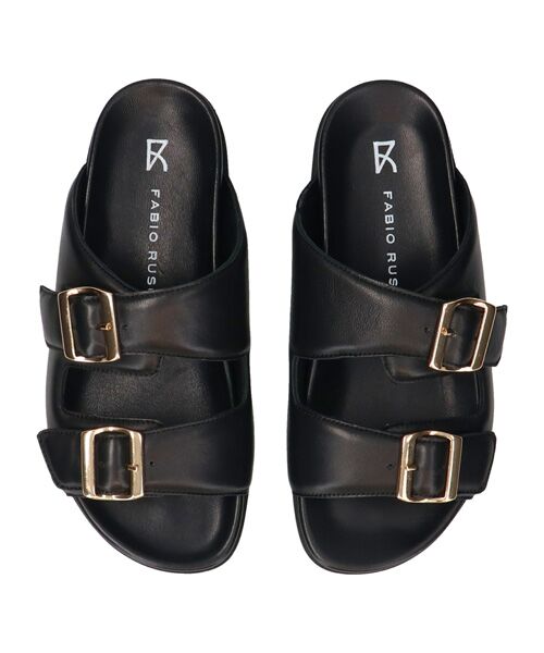 INTER-CHAUSSURES / インター ショシュール サンダル | 【FABIO RUSCONI】ダブルバックルフットベッドサンダル | 詳細4