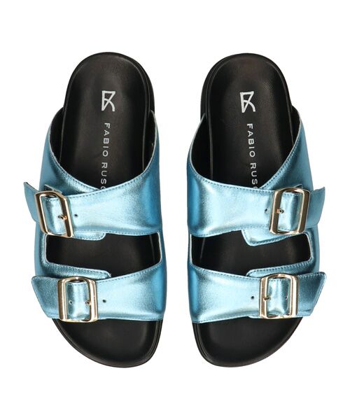 INTER-CHAUSSURES / インター ショシュール サンダル | 【FABIO RUSCONI】ダブルバックルフットベッドサンダル | 詳細10