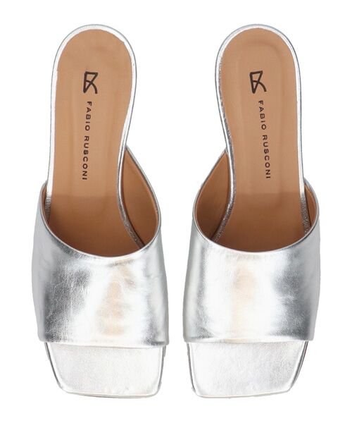 INTER-CHAUSSURES / インター ショシュール サンダル | 【FABIO RUSCONI】スクエアトウスプールヒールミュール | 詳細10