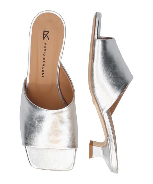 INTER-CHAUSSURES / インター ショシュール サンダル | 【FABIO RUSCONI】スクエアトウスプールヒールミュール | 詳細11