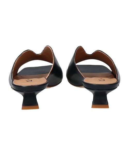 INTER-CHAUSSURES / インター ショシュール サンダル | 【FABIO RUSCONI】スクエアトウスリットミュールサンダル | 詳細3