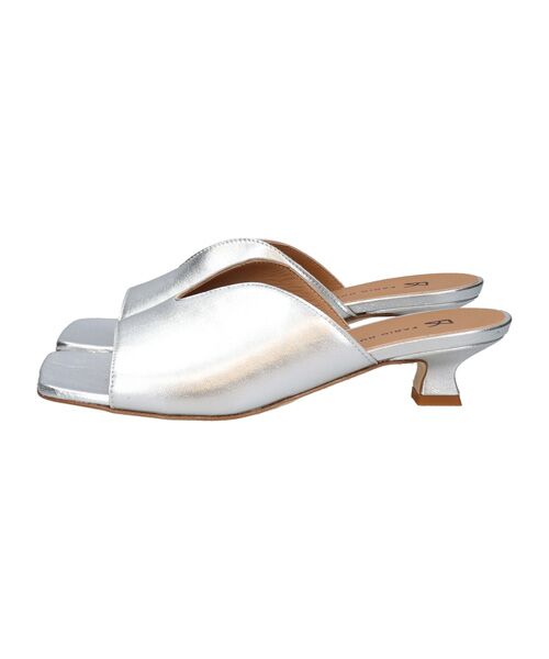 INTER-CHAUSSURES / インター ショシュール サンダル | 【FABIO RUSCONI】スクエアトウスリットミュールサンダル | 詳細7