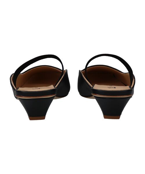 INTER-CHAUSSURES / インター ショシュール サンダル | 【FABIO RUSCONI】スクエアトウエラスティックバンドミュール | 詳細3