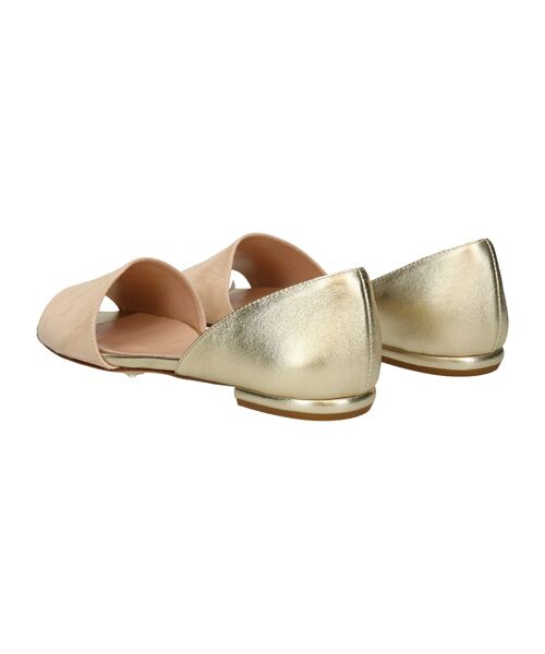 INTER-CHAUSSURES / インター ショシュール パンプス | 【INTER-CAHUSSURES】異素材コンビオープントウパンプス | 詳細2