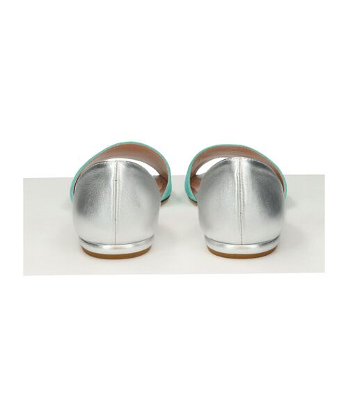 INTER-CHAUSSURES / インター ショシュール パンプス | 【INTER-CAHUSSURES】異素材コンビオープントウパンプス | 詳細9