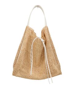 INTER-CHAUSSURES / インター ショシュール ハンドバッグ | 【CHRISTIAN VILLA】レザーハンドルメッシュバッグ