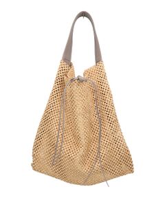 INTER-CHAUSSURES / インター ショシュール ハンドバッグ | 【CHRISTIAN VILLA】レザーハンドルメッシュバッグ