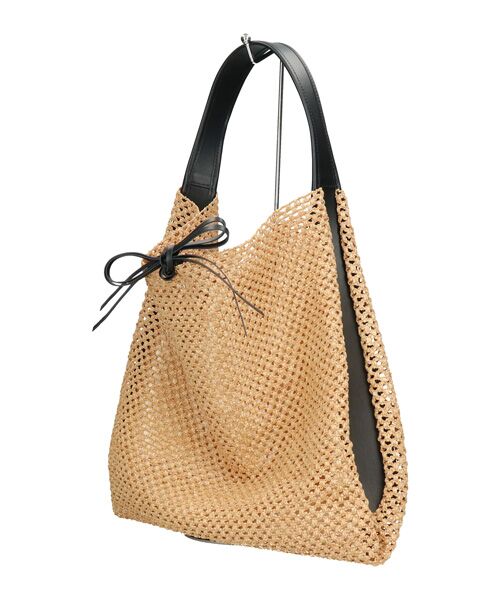 INTER-CHAUSSURES / インター ショシュール ハンドバッグ | 【CHRISTIAN VILLA】レザーハンドルメッシュバッグ | 詳細2