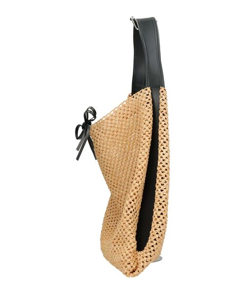 INTER-CHAUSSURES / インター ショシュール ハンドバッグ | 【CHRISTIAN VILLA】レザーハンドルメッシュバッグ | 詳細3