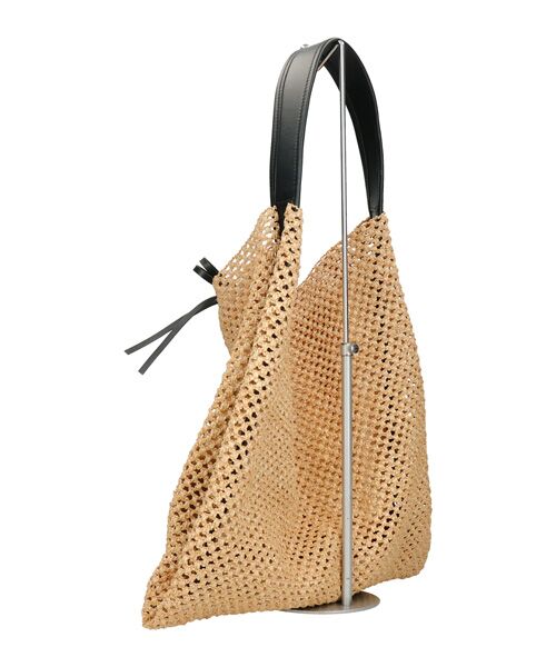 INTER-CHAUSSURES / インター ショシュール ハンドバッグ | 【CHRISTIAN VILLA】レザーハンドルメッシュバッグ | 詳細4