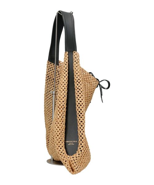 INTER-CHAUSSURES / インター ショシュール ハンドバッグ | 【CHRISTIAN VILLA】レザーハンドルメッシュバッグ | 詳細6