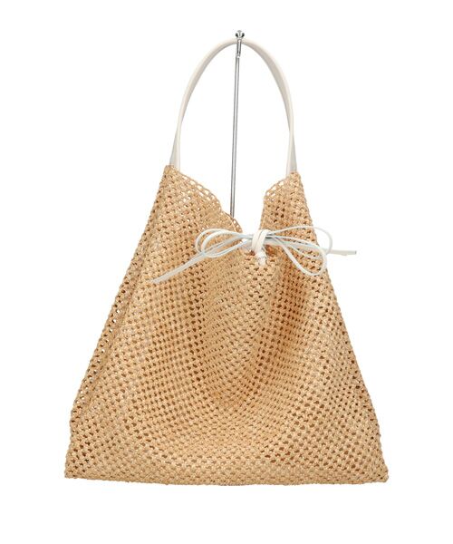 INTER-CHAUSSURES / インター ショシュール ハンドバッグ | 【CHRISTIAN VILLA】レザーハンドルメッシュバッグ | 詳細13