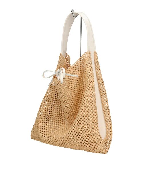 INTER-CHAUSSURES / インター ショシュール ハンドバッグ | 【CHRISTIAN VILLA】レザーハンドルメッシュバッグ | 詳細14