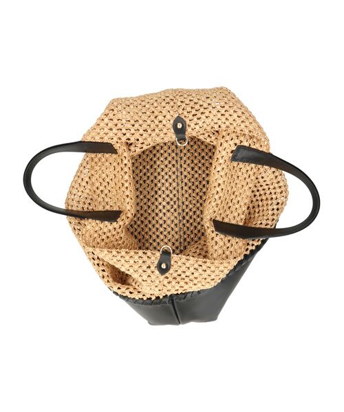 INTER-CHAUSSURES / インター ショシュール トートバッグ | 【CHRISTIAN VILLA】メッシュコンビレザーワイドバッグ | 詳細8