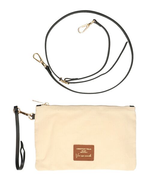 INTER-CHAUSSURES / インター ショシュール トートバッグ | 【CHRISTIAN VILLA】メッシュコンビレザーワイドバッグ | 詳細9