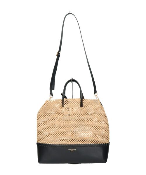 INTER-CHAUSSURES / インター ショシュール トートバッグ | 【CHRISTIAN VILLA】メッシュコンビレザーワイドバッグ | 詳細10