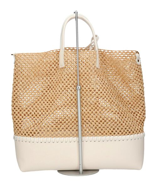 INTER-CHAUSSURES / インター ショシュール トートバッグ | 【CHRISTIAN VILLA】メッシュコンビレザーワイドバッグ | 詳細15