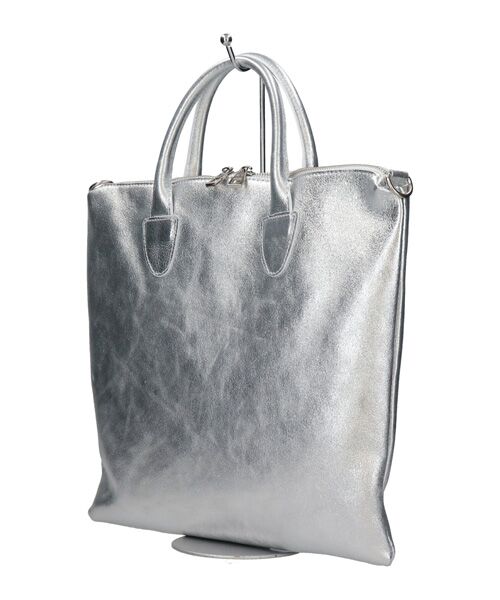 INTER-CHAUSSURES / インター ショシュール ハンドバッグ | 【ANDREA CARDONE ITALI】レザーハンドルファスナー付きバッグ | 詳細1