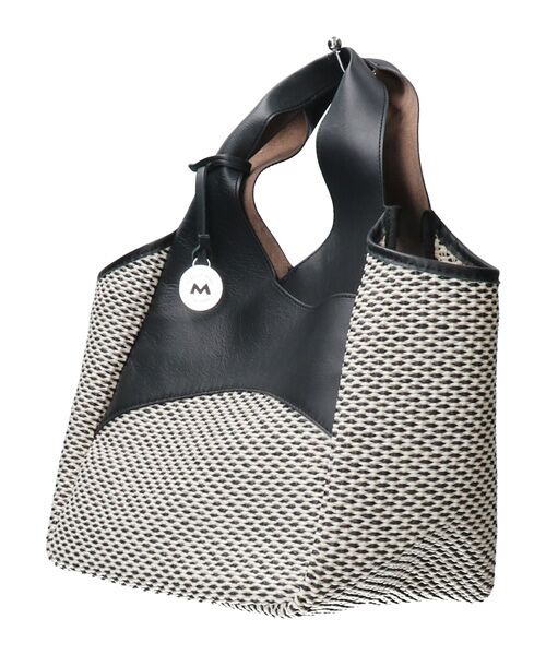 INTER-CHAUSSURES / インター ショシュール ハンドバッグ | 【MARCO MASI】レザーハンドル雑材バッグ | 詳細2