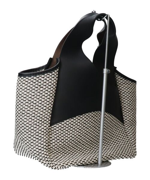 INTER-CHAUSSURES / インター ショシュール ハンドバッグ | 【MARCO MASI】レザーハンドル雑材バッグ | 詳細4