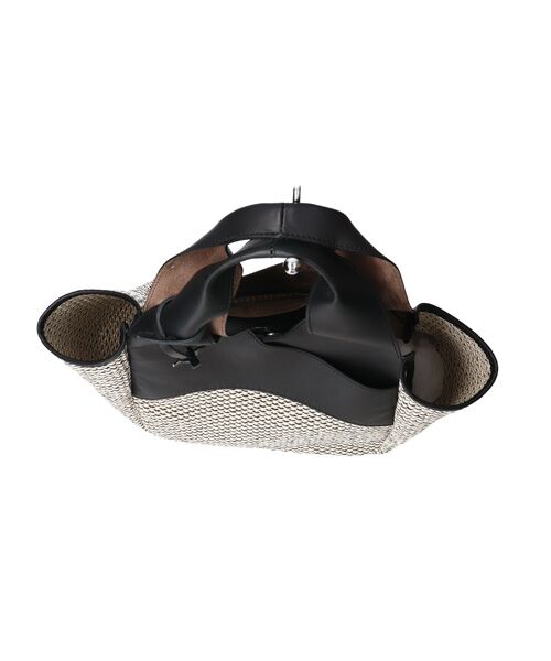 INTER-CHAUSSURES / インター ショシュール ハンドバッグ | 【MARCO MASI】レザーハンドル雑材バッグ | 詳細5