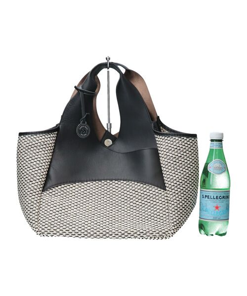 INTER-CHAUSSURES / インター ショシュール ハンドバッグ | 【MARCO MASI】レザーハンドル雑材バッグ | 詳細8