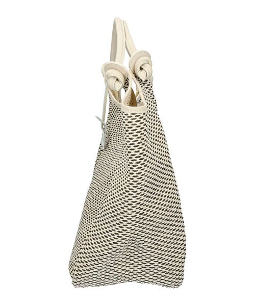 INTER-CHAUSSURES / インター ショシュール ハンドバッグ | 【MARCO MASI】レザーハンドル雑材バッグ | 詳細3