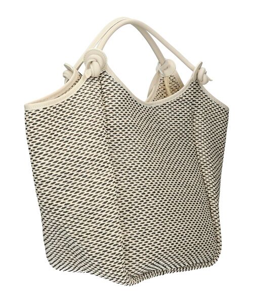 INTER-CHAUSSURES / インター ショシュール ハンドバッグ | 【MARCO MASI】レザーハンドル雑材バッグ | 詳細4