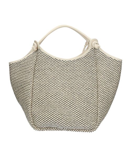 INTER-CHAUSSURES / インター ショシュール ハンドバッグ | 【MARCO MASI】レザーハンドル雑材バッグ | 詳細5