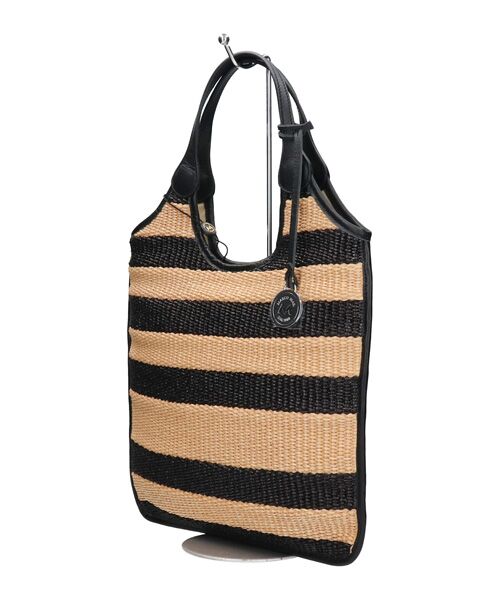 INTER-CHAUSSURES / インター ショシュール ハンドバッグ | 【MARCO MASI】レザーハンドル雑材バッグ | 詳細1