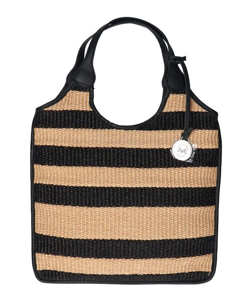 INTER-CHAUSSURES / インター ショシュール ハンドバッグ | 【MARCO MASI】レザーハンドル雑材バッグ | 詳細7