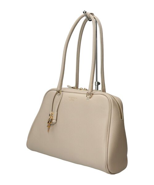 INTER-CHAUSSURES / インター ショシュール ハンドバッグ | 【CHRISTIAN VILLA】チャーム付きシュリンクレザーハンドバッグ | 詳細2