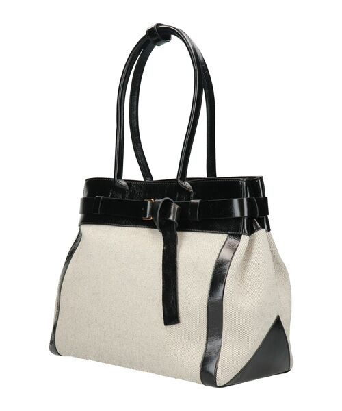 INTER-CHAUSSURES / インター ショシュール ハンドバッグ | 【CHRISTIAN VILLA】レザーハンドルキャンバストート | 詳細2