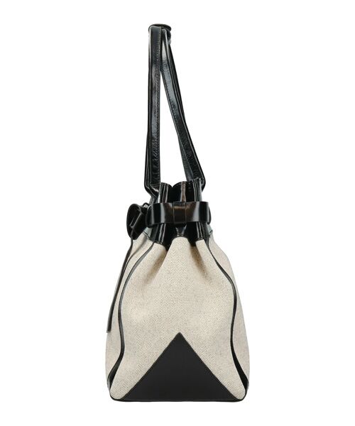 INTER-CHAUSSURES / インター ショシュール ハンドバッグ | 【CHRISTIAN VILLA】レザーハンドルキャンバストート | 詳細3