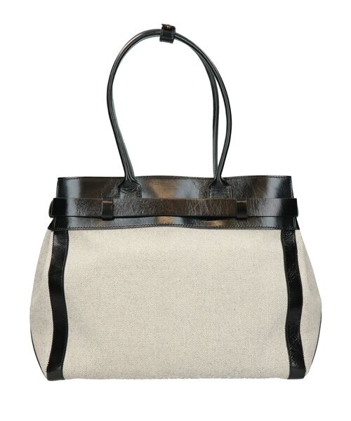 INTER-CHAUSSURES / インター ショシュール ハンドバッグ | 【CHRISTIAN VILLA】レザーハンドルキャンバストート | 詳細5