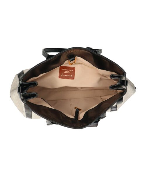 INTER-CHAUSSURES / インター ショシュール ハンドバッグ | 【CHRISTIAN VILLA】レザーハンドルキャンバストート | 詳細9