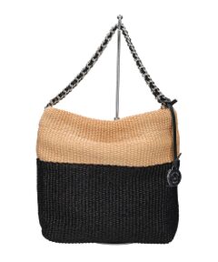 INTER-CHAUSSURES / インター ショシュール ハンドバッグ | 【MARCO MASI】チェーンストラップラフィアバッグ