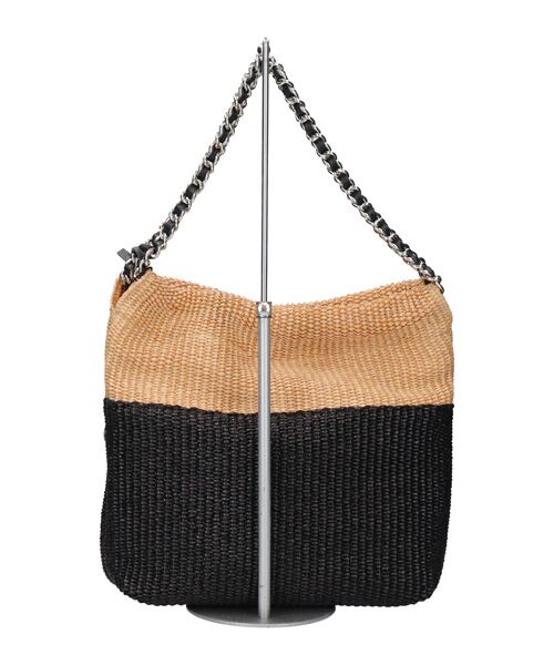 INTER-CHAUSSURES / インター ショシュール ハンドバッグ | 【MARCO MASI】チェーンストラップラフィアバッグ | 詳細4