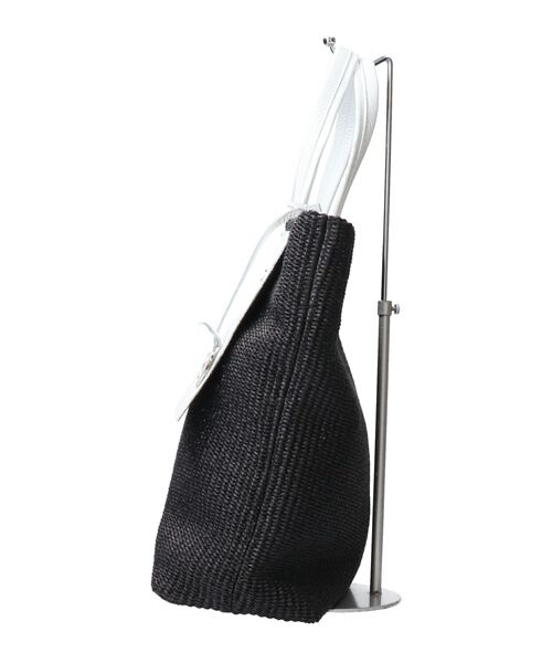 INTER-CHAUSSURES / インター ショシュール ハンドバッグ | 【MARCO MASI】レザーハンドルラフィアトートバッグ | 詳細2