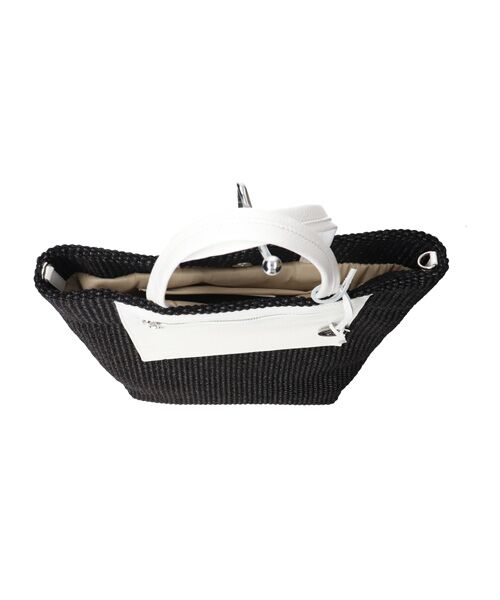 INTER-CHAUSSURES / インター ショシュール ハンドバッグ | 【MARCO MASI】レザーハンドルラフィアトートバッグ | 詳細6