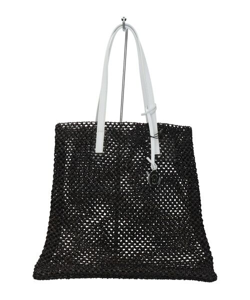 INTER-CHAUSSURES / インター ショシュール ハンドバッグ | 【MARCO MASI】レザーハンドルラフィアビッグトート | 詳細1