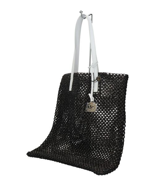 INTER-CHAUSSURES / インター ショシュール ハンドバッグ | 【MARCO MASI】レザーハンドルラフィアビッグトート | 詳細2