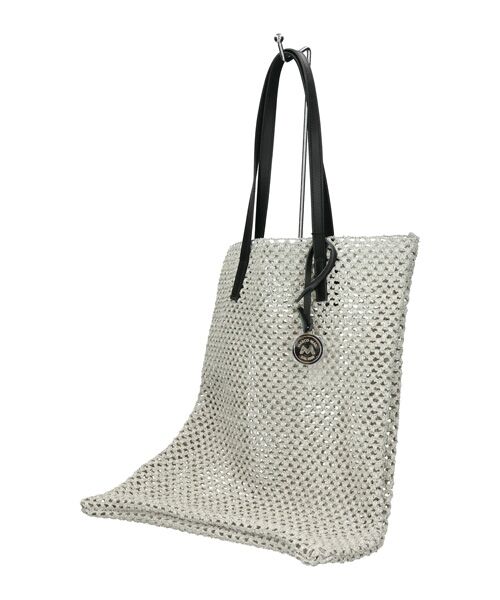 INTER-CHAUSSURES / インター ショシュール ハンドバッグ | 【MARCO MASI】レザーハンドルラフィアビッグトート | 詳細11