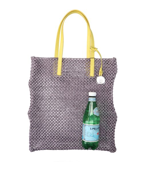 INTER-CHAUSSURES / インター ショシュール ハンドバッグ | 【MARCO MASI】レザーハンドルラフィアビッグトート | 詳細20